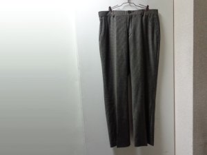 画像1: EMPORI ARMANI HOUNDSTOOTH PATTERNE WOOL SLACKS（エンポリオアルマーニ 千鳥格子柄 ウール スラックス）MADE IN ITALY（実寸W36 × L32.5）