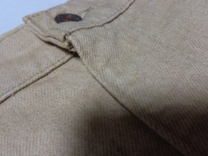 画像3: 90'S Levis 550 RELAXED FIT TAPERED LEG BEIGE DENIM PANTS（リーバイス 550 リラックスフィット & テーパード仕様 先染めベージュデニム パンツ）MADE IN USA（実寸W35 × L30.5）