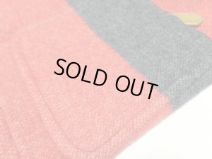 画像6: 90'S BROOKS BROTHERS WIDE BORDER PATTERN MELTON COAT（ブルックスブラザーズ 太ボーダー柄 ハーフ丈仕様 メルトン コート）MADE IN ENGLAND（L）　