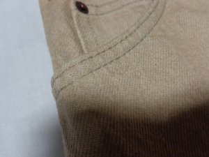画像7: 90'S Levis 550 RELAXED FIT TAPERED LEG BEIGE DENIM PANTS（リーバイス 550 リラックスフィット & テーパード仕様 先染めベージュデニム パンツ）MADE IN USA（実寸W35 × L30.5）