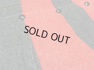 画像4: 90'S BROOKS BROTHERS WIDE BORDER PATTERN MELTON COAT（ブルックスブラザーズ 太ボーダー柄 ハーフ丈仕様 メルトン コート）MADE IN ENGLAND（L）　