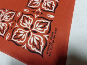 画像4: 70'S FAST COLOR COTTON BANDANNA（ファストカラー 表示入り コットン バンダナ）