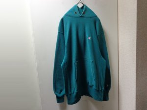 画像1: 90'S Champion REVERSE WEAVE SWEAT PARKA(チャンピオン リバースウィーブ ロゴ刺繍入り スウェット パーカー)MADE IN USA（L）