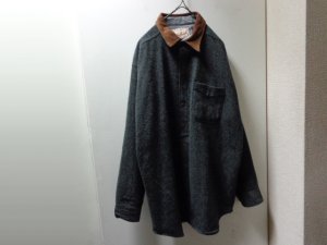 画像1: 90'S Woolrich HOUNDSTOOTH PATTERN L/S WOOL SHIRTS（ウールリッチ 千鳥格子柄 長袖 ウール シャツ）MADE IN USA（XL）