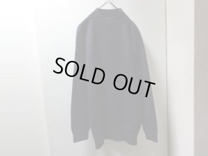 画像1: 50'S U.S. NAVY MOCK-NECK WOOL KNIT GOB SWEATER（U.S. ネイビー モックネック仕様 ウール ニット ゴブセーター）（44）