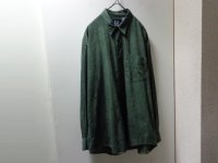 90'S OLD GAP REPITING PATTERNE L/S COTTON SHIRTS（オールド ギャップ 総柄 ボタンダウン仕様 長袖 コットン シャツ）紺タグ（L）