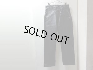 画像1: 60'S UNKNOWN LEATHER PANTS（本革 パンツ）真鍮製SEAVALジップ（実寸W31.5 × L29.5）