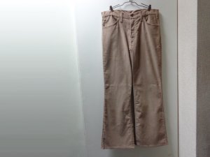 画像1: 80'S Levis 646 FLARE CORDUROY PANTS（リーバイス 646 フレア仕様 コーデュロイパンツ）DEAD STOCK（実寸W34 × L30）