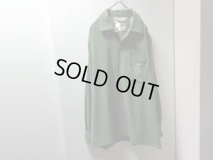 画像1: 60'S Sportsman OPEN COLLAR L/S WOOL SHIRTS（スポーツマン 開襟仕様 長袖 ウールシャツ）NON WASH（XL）