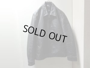 画像1: 00'S OLD GAP LEATHER SPORTS JACKET（オールド ギャップ 中綿入り 本革 レザー スポーツ ジャケット）（M）