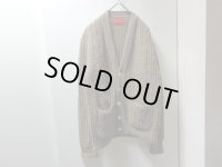 60'S Jantzen MOHAIR CABLE KNIT CARDIGAN WITH POCKET（ジャンセン ポケット付き 縄編み仕様 モヘア カーディガン）MADE IN USA（M）