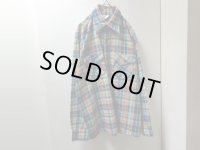 70'S FROSTPROOF CHECK PATTERN L/S HEAVEY FLANNEL SHIRTS（フロストプルーフ チェック柄 長袖 ヘヴィー フランネル シャツ）NON WASH（16 1/2）