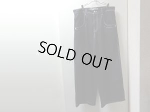 画像1: 00'S JNCO TWIN CANNON BAGGY BLACK DENIM PANTS（ジンコ ツインキャノン バギー仕様 土管型 黒デニム パンツ）DEAD STOCK（実寸W36 × L30）