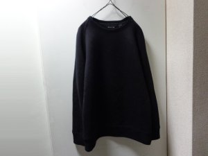 画像1: HELMUT LANG CREW-NECK SWEAT（ヘルムートラング 袖ライン入り クルーネック仕様 スウェット）NON WASH（M）