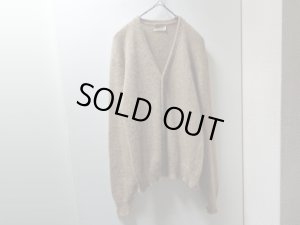 画像1: 60'S MONGOMERY WARD BRENT MOHAIR KNIT CARDIGAN（モンゴメリーワード ブレント 毛足長め モヘア ニット カーディガン）MADE IN USA（M）