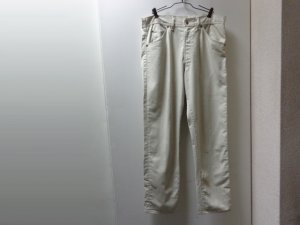 画像1: 60'S SEARS ROEBUCKS 5POCKET SLIM FIT KATSURAGI PANTS（シアーズ ローバックス 5ポケット仕様 スリムフィット カツラギ パンツ）SCOVILL製真鍮ジップ付き（実寸W33 × L29）