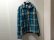 画像1: 60'S VAN HEUSEN CHECK PATTERN OPEN COLLAR L/S WOOL SHIRTS（ヴァンヒューゼン チェック柄 開襟仕様 長袖 ウール シャツ） (M) (1)