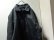 画像2: 00'S OLD GAP LEATHER CAR COAT（オールド ギャップ 本革仕様 中綿入り カーコート）黒(L)