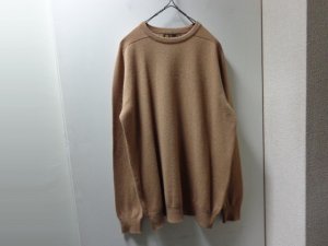 画像1: 80'S Pringle CREW-NECK HI GAUGE LAMBSWOOL KNIT SWEATER（プリングル クルーネック仕様 ハイゲージ ラムウール ニット セーター）MADE IN SCOTLAND（44）