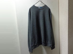 画像1: 00'S RALPH LAUREN CREW-NECK SWEAT（ラルフローレン クルーネック スウェット）無地仕様（L）