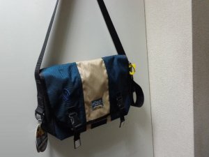 画像1: 00'S TIMBUK2 MULTI COLOR NYLON MESSENGER BAG（ティンバック2 マルチカラー切替し仕様 ナイロン メッセンジャーバッグ）DEAD STOCK