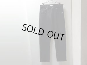 画像1: HELMUT LANG SLIM FIT 5 POCKETS BLACK DENIM PANTS（ヘルムートラング スリムフィット 5ポケット仕様 黒デニム パンツ）MADE IN ITALY（実寸W32 × L29）　