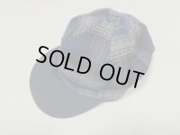 90'S CHECK PATTERN 6 PANEL HEAVEY FLANNEL CAP（USA製 チェック柄 6パネル仕様 ヘヴィーフランネル キャップ）NON WASH