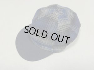 画像1: 90'S CHECK PATTERN 6 PANEL HEAVEY FLANNEL CAP（USA製 チェック柄 6パネル仕様 ヘヴィーフランネル キャップ）NON WASH