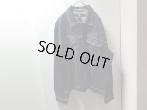 画像1: 90〜00'S MARITHE FRANCOIS GIRBAUD INDIGO DENIM TRACKER JACKET（マリテ フランソワ ジルボー インディゴデニム トラッカージャケット）（L）　