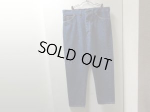 画像1: 60'S COWDEN 5POCKETS INDIGO DENIM PANTS（USA製 カウデン 5ポケット + 片耳仕様 インディゴデニム パンツ）2〜3WASH（実寸W34.5 × L29）