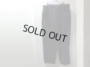 画像1: 90'S Levis silverTab BAGGY FIT BLACK DENIM PANTS（リーバイス シルバータブ バギー仕様 黒デニム パンツ）MADE IN USA（実寸W37 × L30.5）