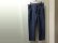 画像1: 60'S MONGOMERY WARD 5POCKETS VAT DYE INDIGO DENIM PANTS（モンゴメリーワード 5ポケット仕様 バットダイ インディゴデニム パンツ）片耳付き（実寸W34 × L30） (1)