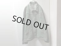 90〜00'S RALPH LAUREN POLO JEANS Lee 91-B TYPE OLIVE DENIM JACKET（ラルフローレン ポロジーンズ リー 91‐Bタイプ 先染めオリーブデニム ジャケット）（XXL）