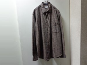 画像1: 80'S Neiman Marcus REPITING PATTERN L/S COTTON SHIRTS（ニーマンマーカス 織り総柄仕様 長袖 コットン シャツ）MADE IN USA（L）