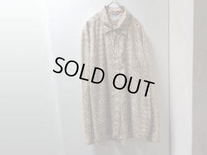 画像1: 00'S J.CREW REPITING PATTERNE L/S COTTON SHIRTS（J.クルー 総柄仕様 長袖 コットン シャツ）（XL）