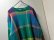 画像2: 90'S RALPH LAUREN CHECK PATTERN LOW-GAUGE COTTON KNIT SWEATER（ラルフローレン チェック柄 ローゲージ仕様 コットン ニット セーター）無地仕様（M）