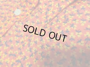 画像4: 70'S PROFILE FLOWER PATTERN L/S NYLON SHIRTS（プロファイル 花総柄仕様 長袖 ナイロン シャツ）(L)　