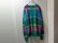 画像1: 90'S RALPH LAUREN CHECK PATTERN LOW-GAUGE COTTON KNIT SWEATER（ラルフローレン チェック柄 ローゲージ仕様 コットン ニット セーター）無地仕様（M） (1)