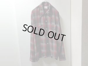 画像1: 70'S mac phergus CHECK PATTERN L/S RAYON SHIRTS（マックファーガス チェック柄 長袖 レーヨン シャツ）（L）