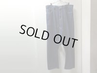 15'S COMME des GARCONS GANRYU SAROUEL INDIGO DENIM PANTS（2015年製 コム デ ギャルソン ガンリュウ サルエル インディゴ デニム パンツ）MADE IN JAPAN（W34 × L28）