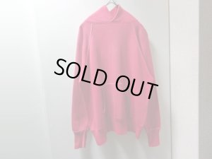 画像1: 50'S UNKNOWN SUN FADED PULLOVER PLAIN SWEAT PARKA（日焼け + 褪せ 被り仕様 無地 スウェット パーカー）長リブ仕様（XL位）
