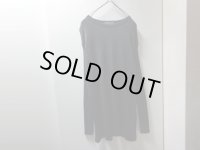 Y's YOHJI YAMAMOTO L/S RAYON × COTTON KNIT SWITCHING PATTERN CUT & SEWN（ワイズ ヨウジヤマモト 長袖 レーヨン × コットンニット切替し仕様 カットソー）MADE IN JAPAN（XL位）　