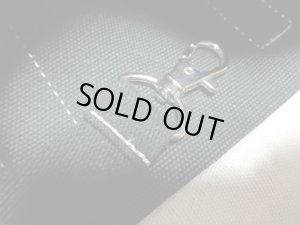 画像10: 00'S LAND'S END BLACK CANVAS × LEOPARD PATTERNTOTE BAG WITH ZIPPER（ランズエンド ジップ付き 黒キャンバス × 豹柄切替し仕様 トートバッグ）NON WASH