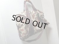 70'S bob allen CAMOUFLAGE PATTERN NYLON DUFFEL BAG（ボブアレン 迷彩柄 ナイロン ダッフルバッグ）MADE IN USA