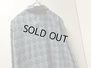 画像7: 60'S Jordan Marsh Company REPEATING PATTERNE L/S COTTON PAJAMA SHIRTS(ジョーダンマーシュカンパニー 総柄仕様 長袖 コットン パジャマ シャツ)(B)