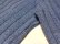 画像6: 90'S LAND'S END CREW NECK + LOW-GAUGE INDIGO DYED COTTON KNIT SWEATER（ランズエンド クルーネック ＋ ローゲージ仕様 インディゴ染め コットンニット セーター）MADE IN USA（XL）