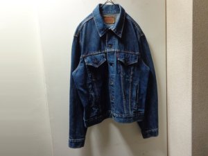 画像1: 80'S Levi's 70506-0216 INDIGO DENIM TRACKER JACKET（リーバイス 70506-0216 インディゴ デニム トラッカージャケット）MADE IN CANADA（46）