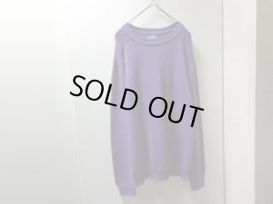 画像1: 90'S LAND'S END MIDDLE-GAUGE COTTON KNIT SWEATER（ランズエンド ミドルゲージ仕様 コットン ニット セーター）MADE IN USA（M）