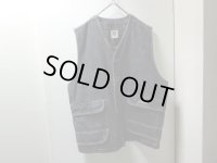 90'S JNCO BLACK DENIM VEST（ジンコ 黒デニム ベスト）MADE IN USA（L）