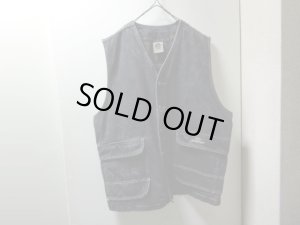 画像1: 90'S JNCO BLACK DENIM VEST（ジンコ 黒デニム ベスト）MADE IN USA（L）